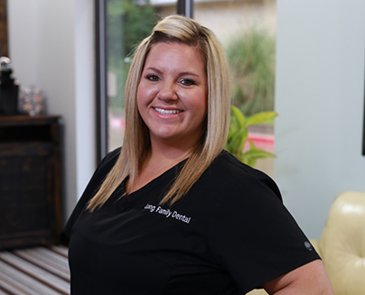 Registered dental assistant Kaitlin